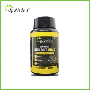 Vigorex Shilajit Gold Capsule For Men Boosts Energy Levels